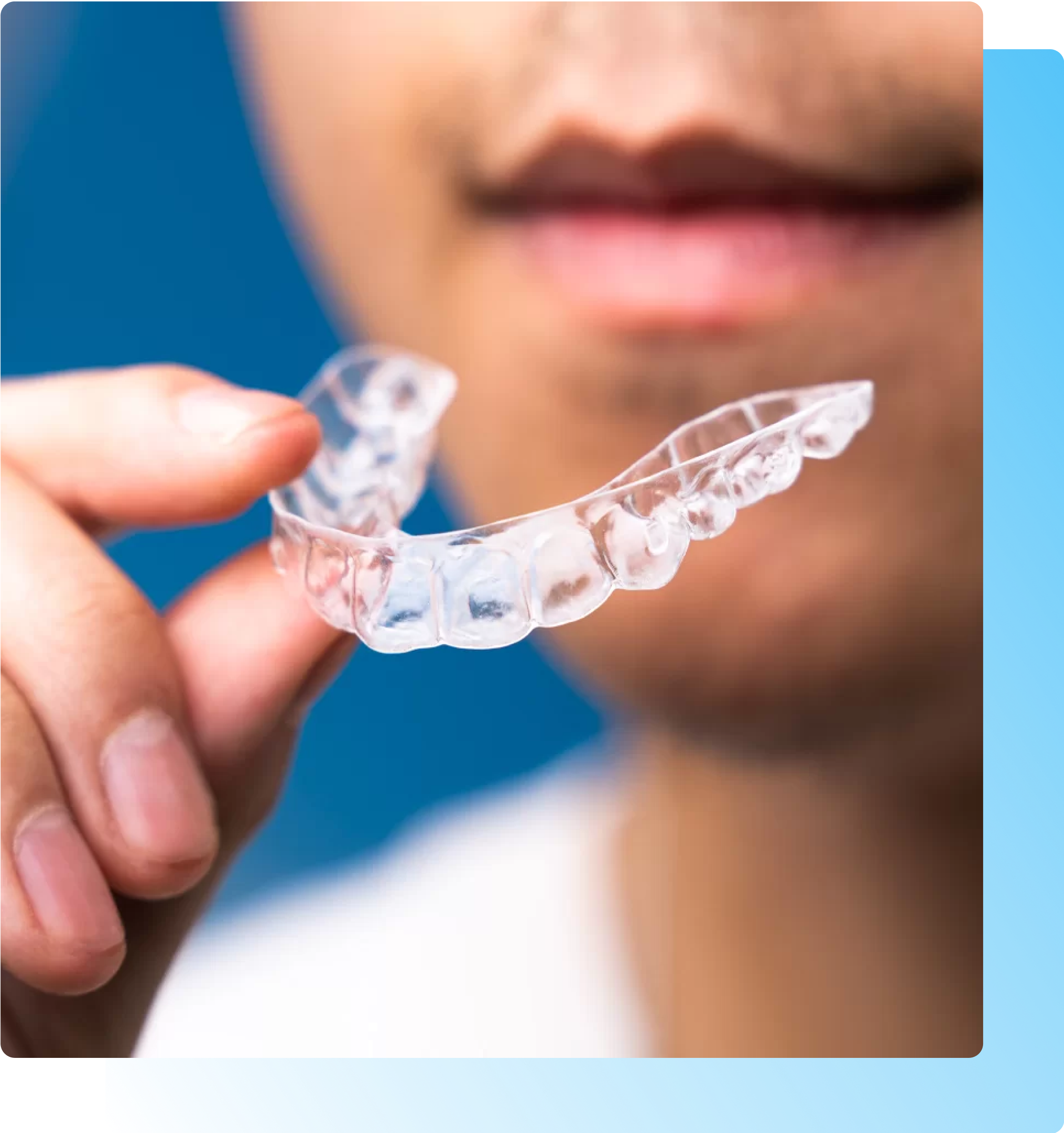 Provider holding Active Aligners